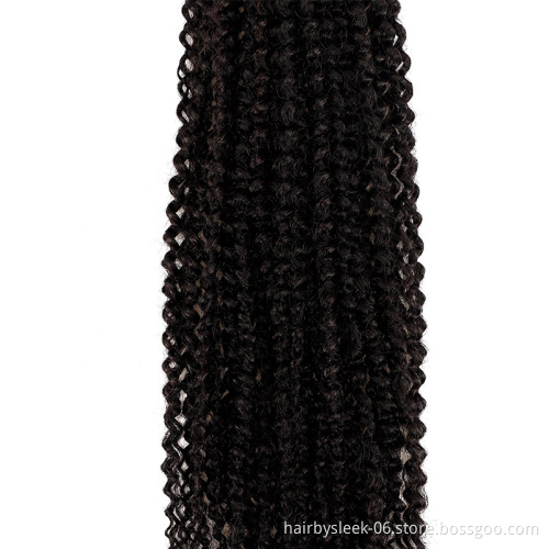 REBECCA wholesale 20 to 32 inches long mini curl 8A grade 100g natural black non remy Synthetic Hair Extension for black women